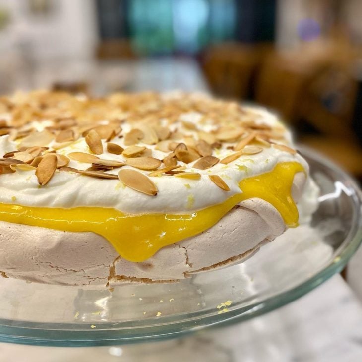 Pavlova de limão