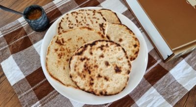 Pão integral de frigideira fácil