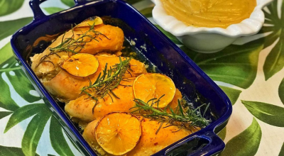 Peito de frango ao limão siciliano