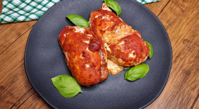 Peito de frango recheado fácil