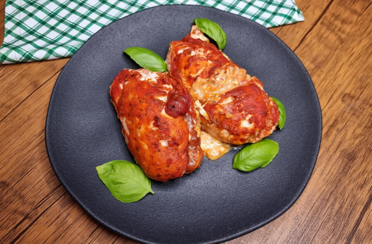 Peito de frango recheado fácil