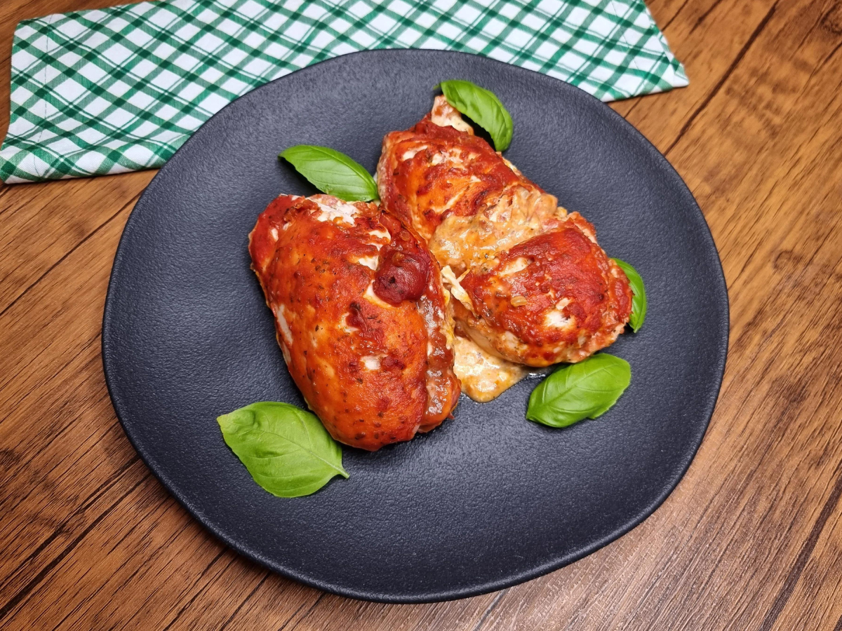 Peito de frango recheado fácil