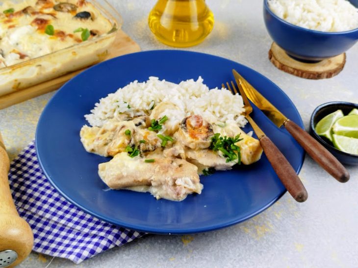 Peixe à delícia servido.
