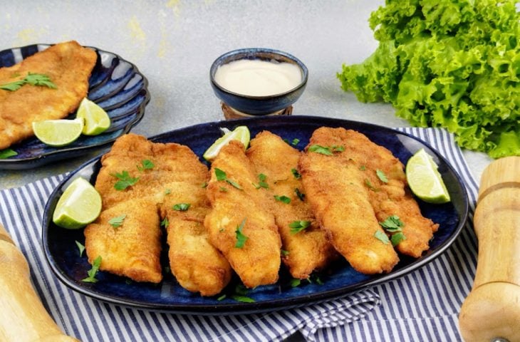 Peixe à milanesa