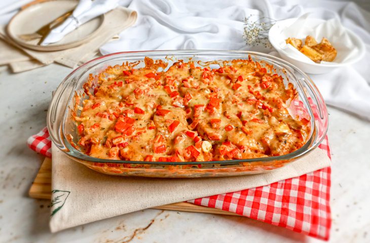 Peixe assado no forno com batata