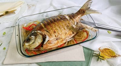 Peixe assado no forno simples