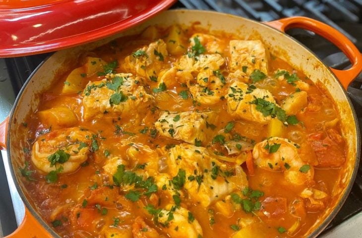 Peixe ensopado