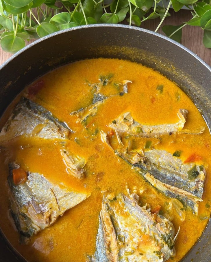 Peixe palombeta cozido