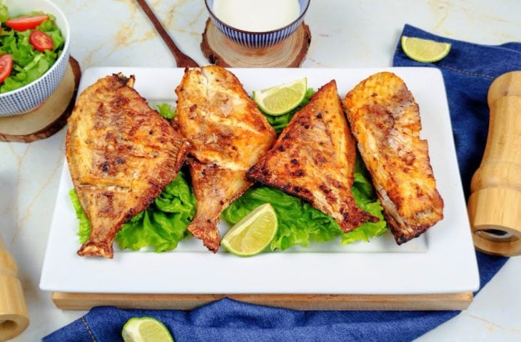Peixe-porquinho na air fryer
