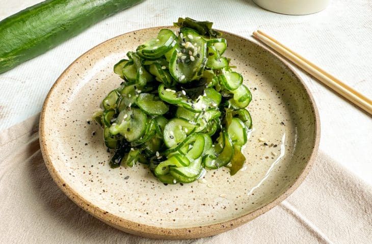 Pepino japonês agridoce