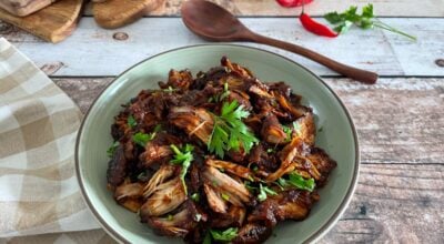 Pernil desfiado na pressão
