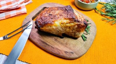 Pernil suíno na air fryer