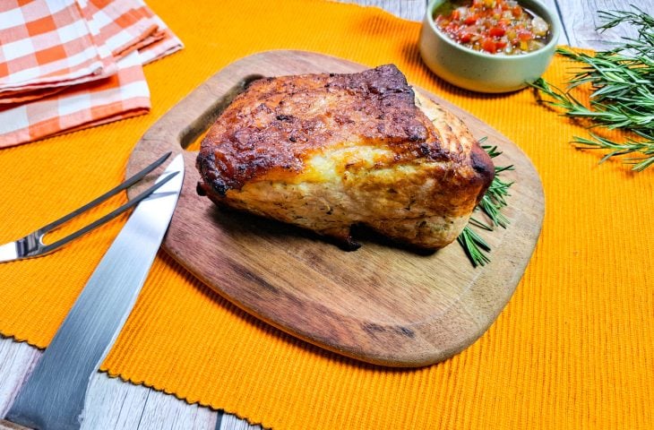 Pernil suíno na air fryer