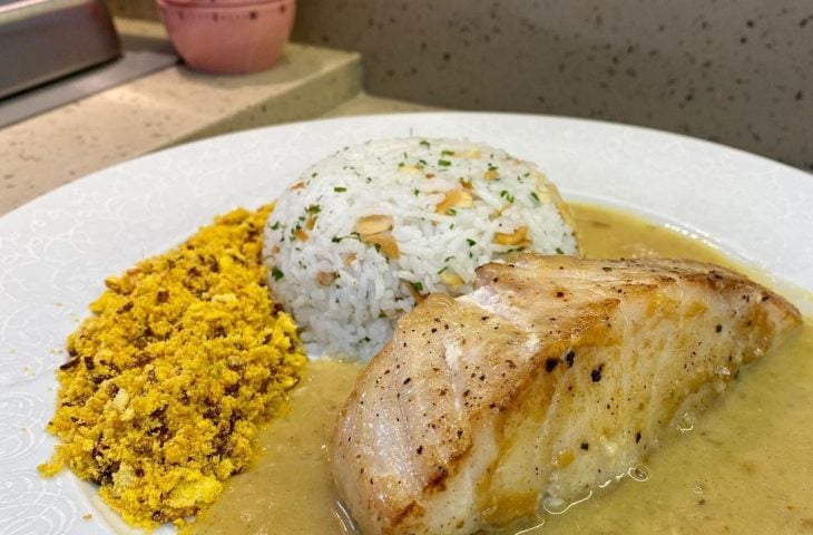 Pescada ao curry