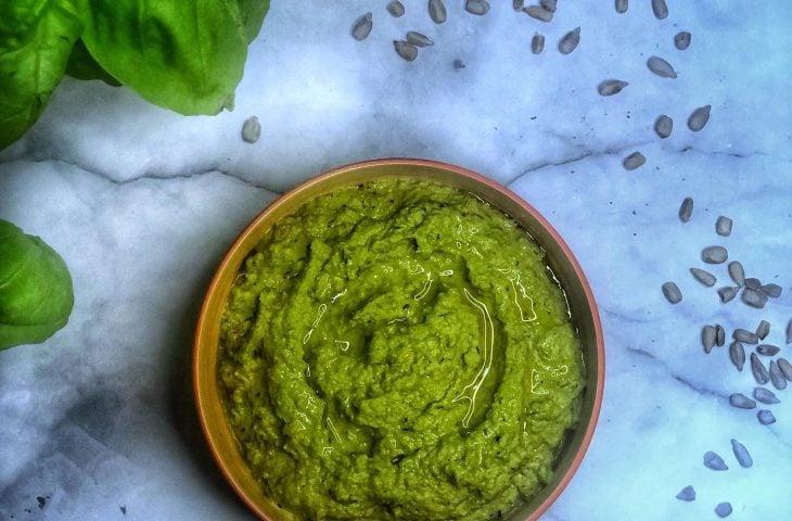 Pesto com brócolis