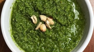 Pesto de coentro