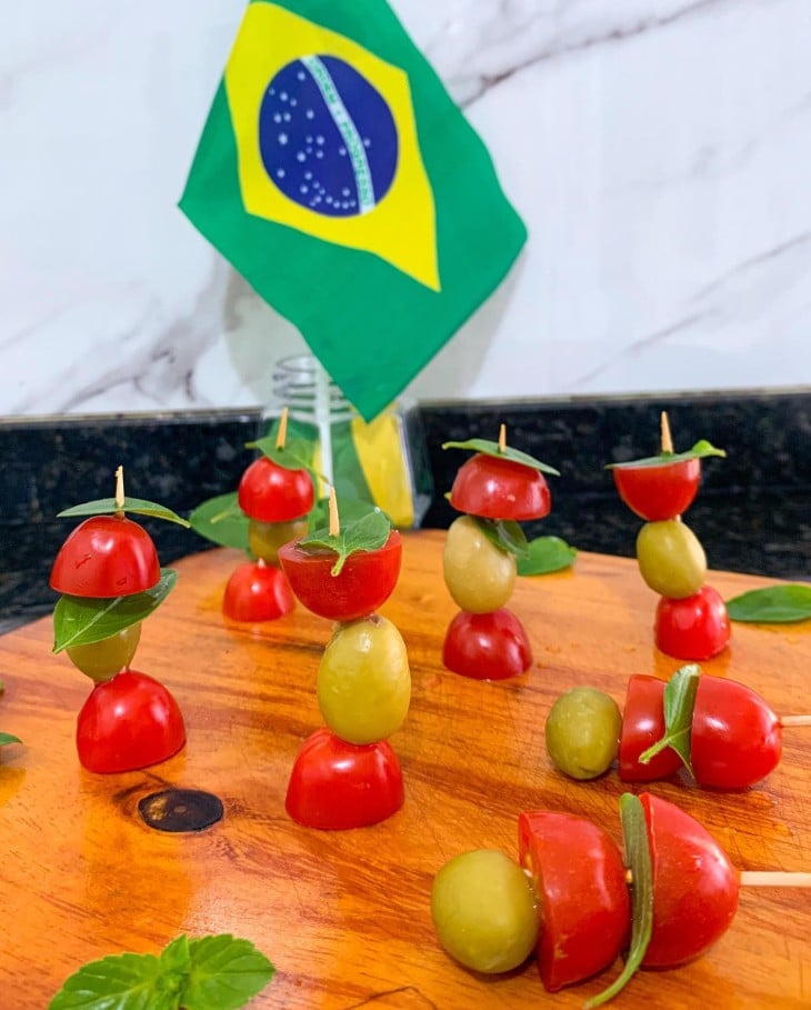 Petisco no palito