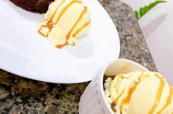 Petit gateau de micro-ondas