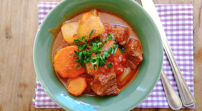 Picadinho de carne com legumes