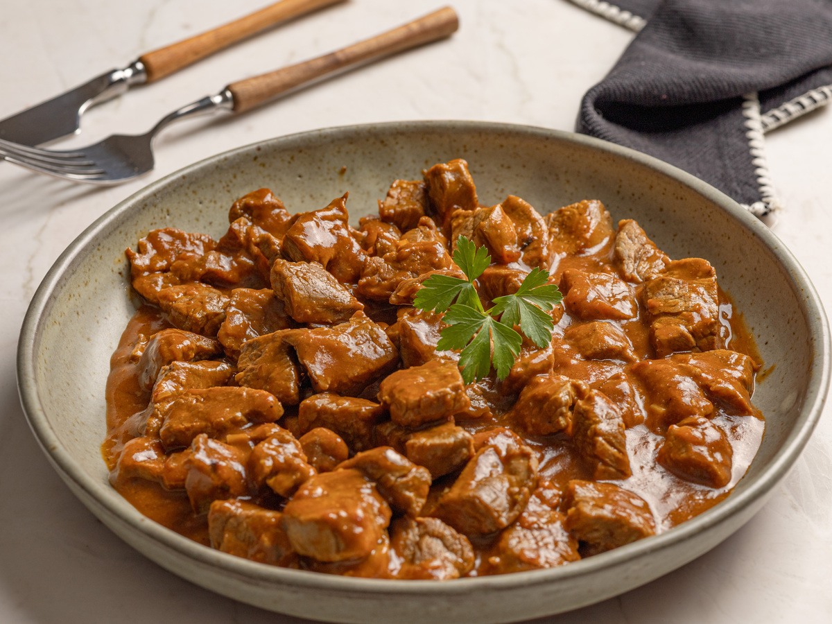 Picadinho de carne simples