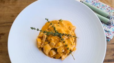 Picadinho de frango cremoso fit