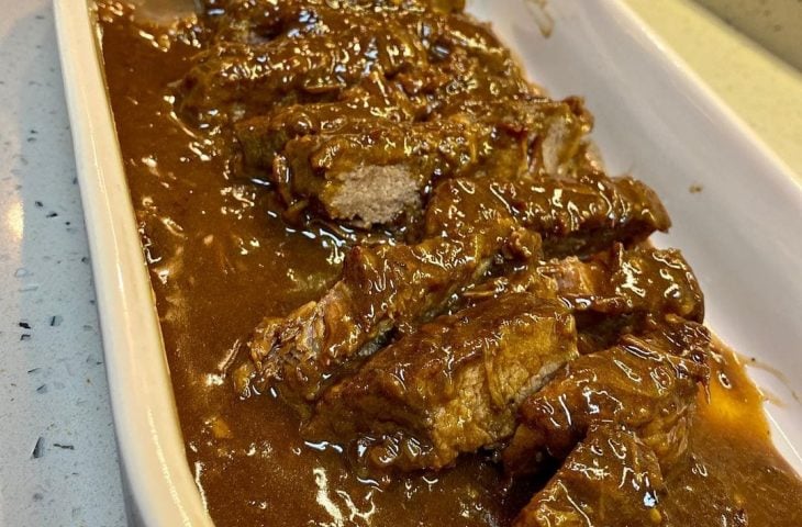 Picanha na cerveja preta na panela de pressão