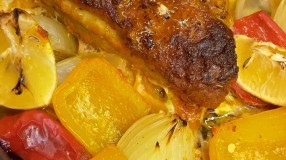 Picanha suína no forno