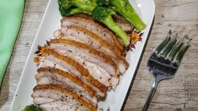 Picanha suína suculenta