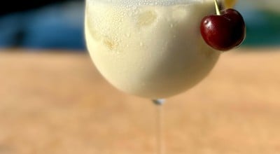 Piña colada com sorvete