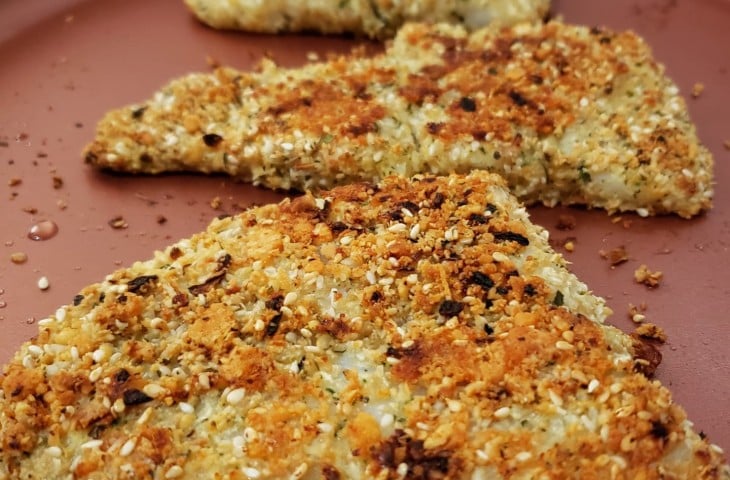 Pintado empanado low carb
