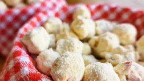 Pipoca com chocolate branco