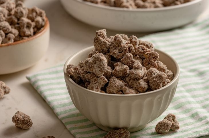 Pipoca de leite Ninho com chocolate