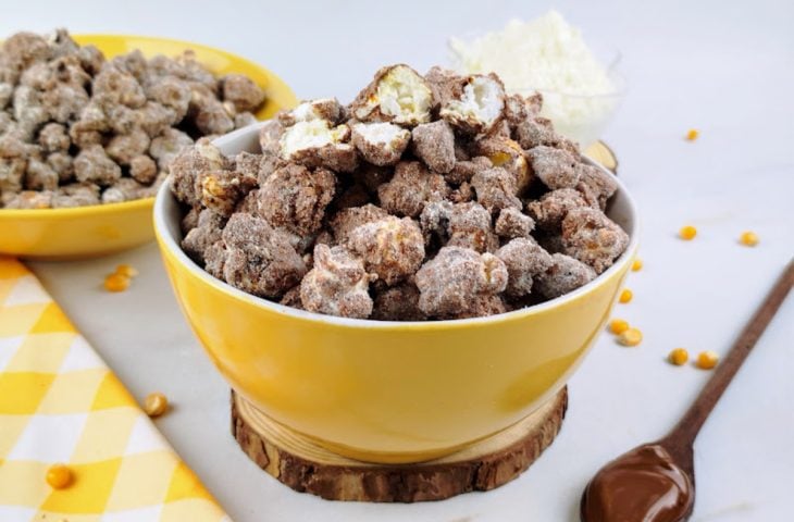 Pipoca de leite Ninho com Nutella