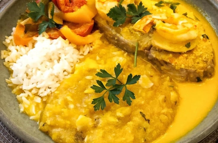 Pirão de peixe pintado