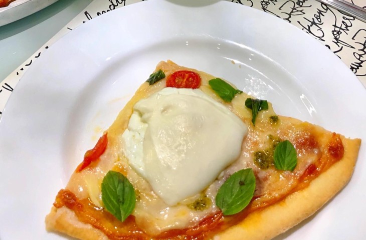 Pizza de burrata