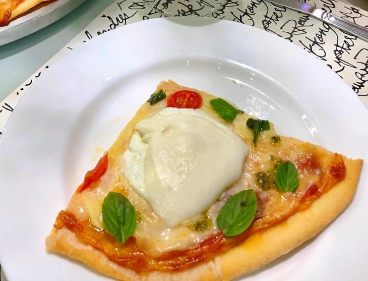 Pizza de burrata