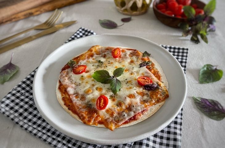 Pizza de marguerita no Rap10