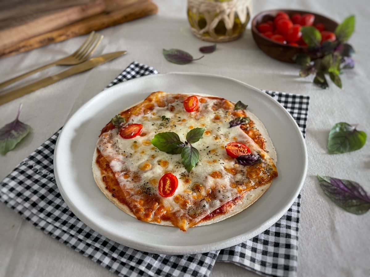 Pizza de marguerita no Rap10