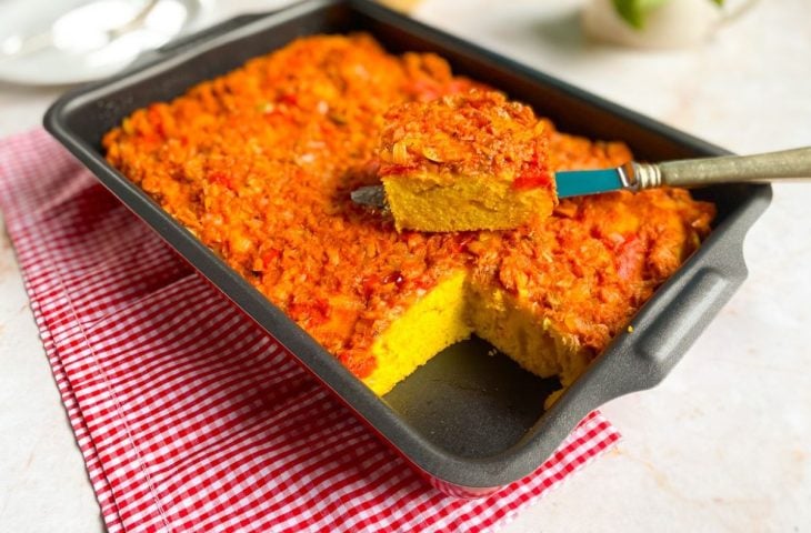Pizza de sardinha da vovó