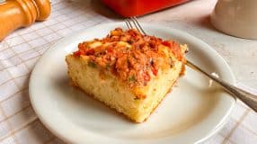 Pizza de sardinha fofinha