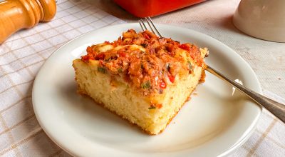 Pizza de sardinha fofinha