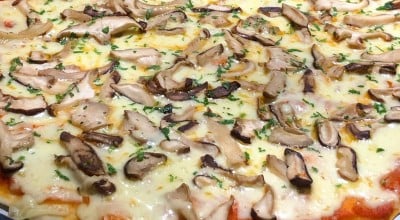 Pizza de shitake