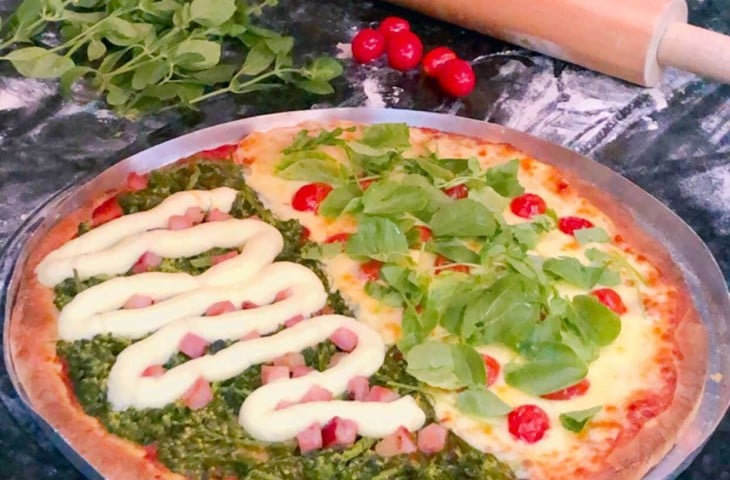 Pizza dois sabores