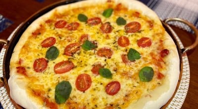 Pizza fit de batata-doce