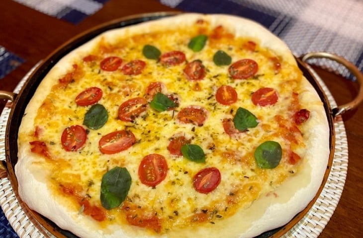 Pizza fit de batata-doce