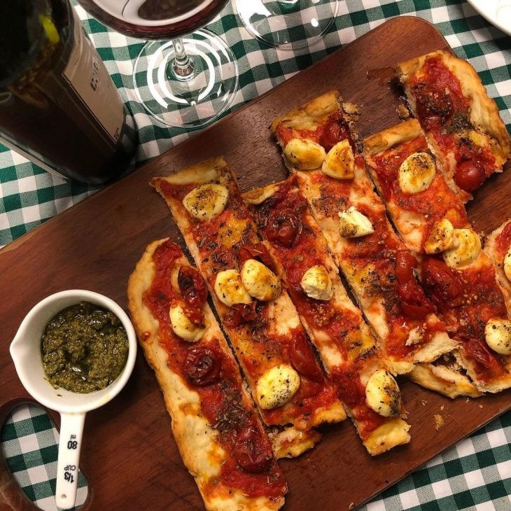 Pizza quadrada