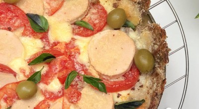 Pizza simples low carb