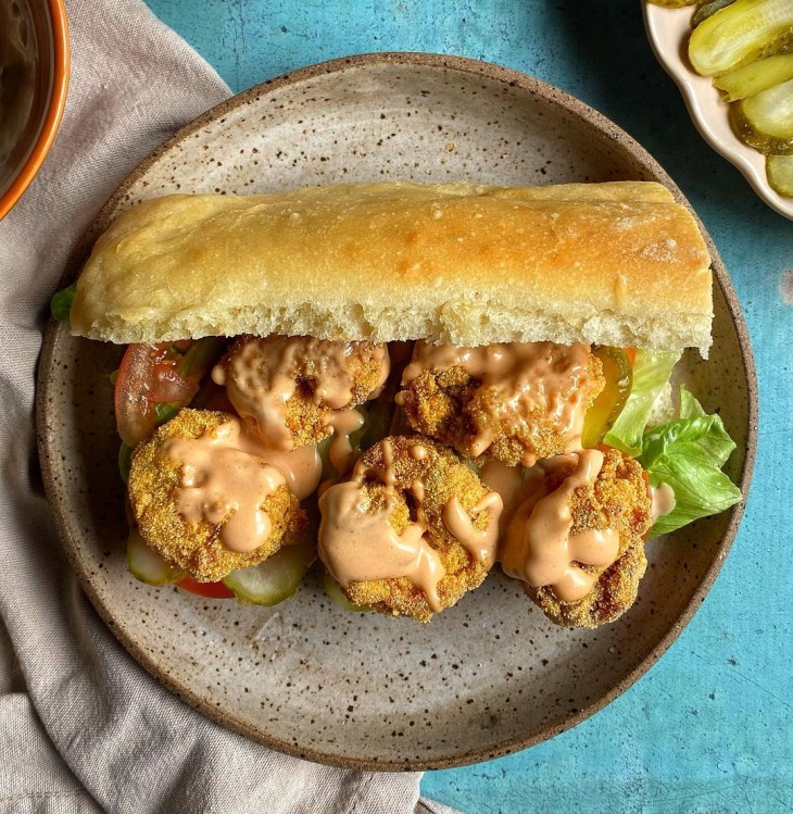 Po’boy de camarão