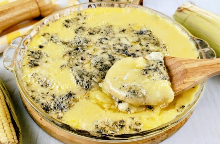 Polenta com gorgonzola