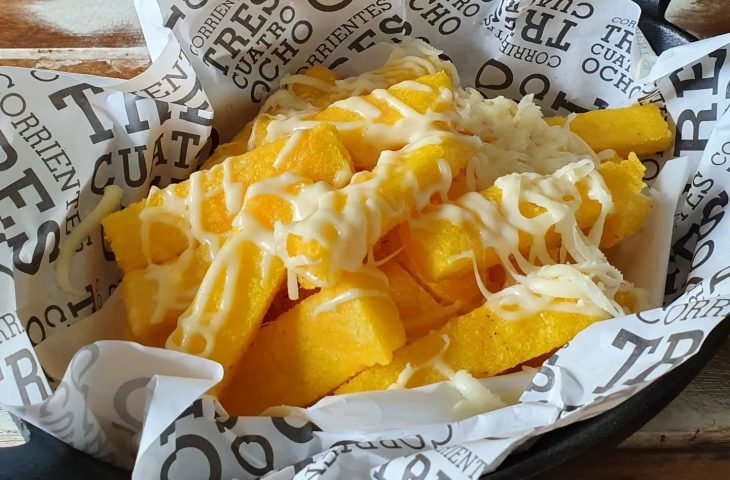 Polenta frita na airfryer
